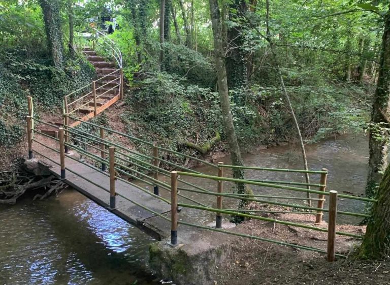 fin escalier et passerelle 07 2024